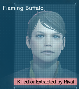 flaming buffalo